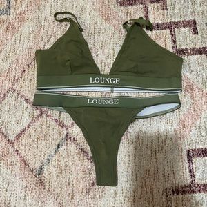 Lounge Underwear Triangle Bra & Thong